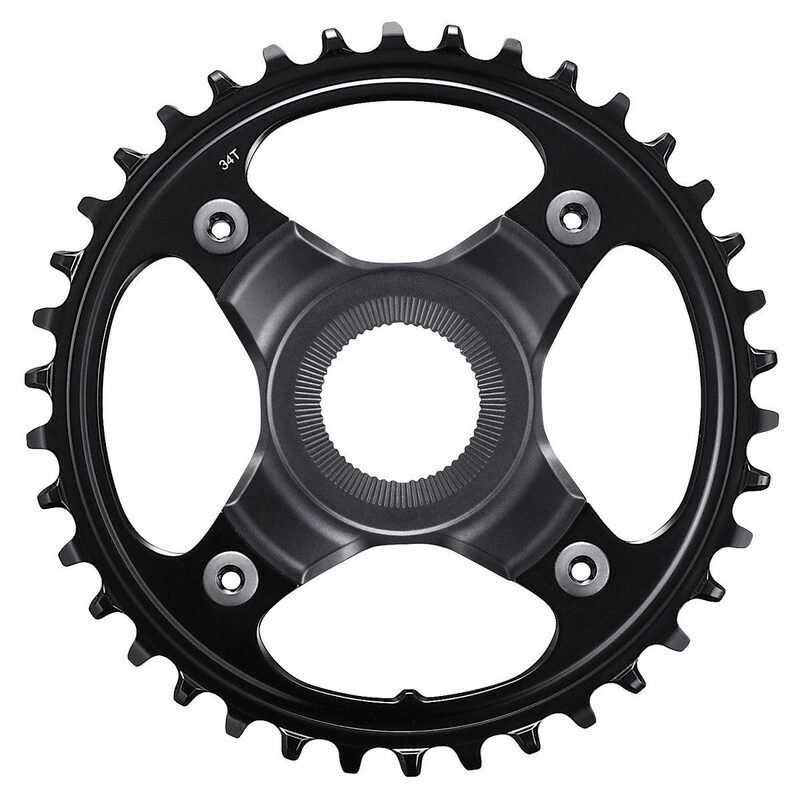 Plateau VTT électrique E-Bike Shimano STEPS SM-CRE80-12-B avec étoile