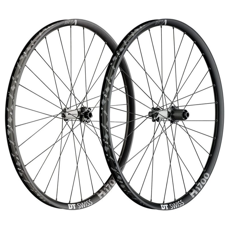 Roues VTT E-Bike 27,5 pouces DT Swiss H 1700 Spline 30 6 trous Boost tubeless ready