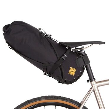 Restrap Zadeltas bikepacking-zadeltas 14 liter zwart