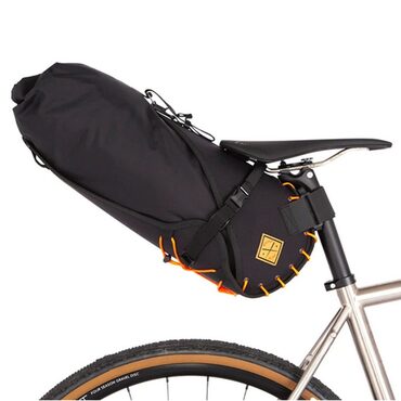 Sacoche de selle bikepacking Restrap Saddle Bag 14 litres orange