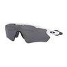 Oakley Radar Ev Path Polished White/Prizm Black Polarized fietsbril