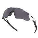 Lunettes vélo Oakley Radar Ev Path Polished White/Prizm Black Polarized