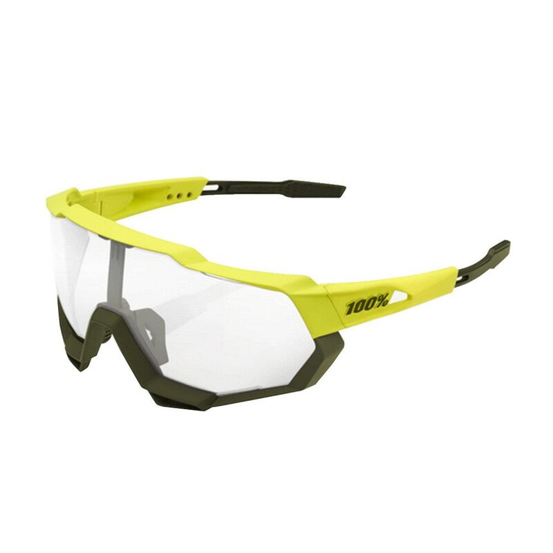 Lunettes vélo 100 pourcent Speedtrap jaune - lunettes solaires sport