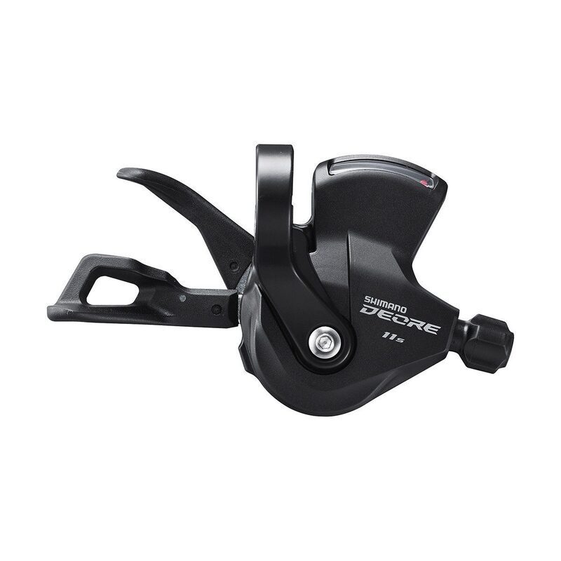 Manette droite VTT Shimano Deore SL-M5100-R 11 vitesses à collier avec indicateur de vitesses Manette droite VTT Shimano Deore SL-M5100-R 11 vitesses à collier avec indicateur de vitesses