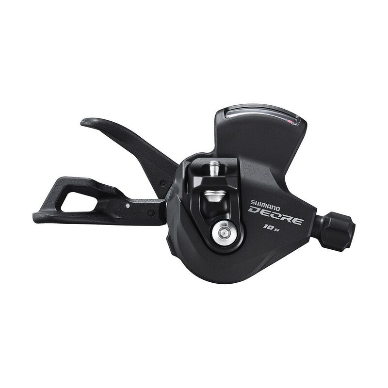 Manette droite VTT Shimano Deore SL-M4100-IR 10 vitesses I-Spec EV avec indicateur de vitesses