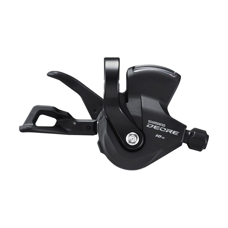 Manette droite VTT Shimano Deore SL-M4100-R 10 vitesses à collier avec indicateur de vitesses