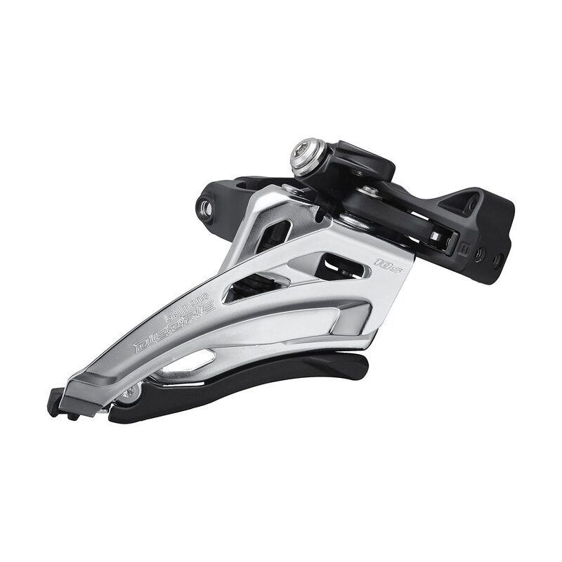 Shimano Deore FD-M4100-M 2x10 versnellingen MTB-voorderailleur met klembevestiging
