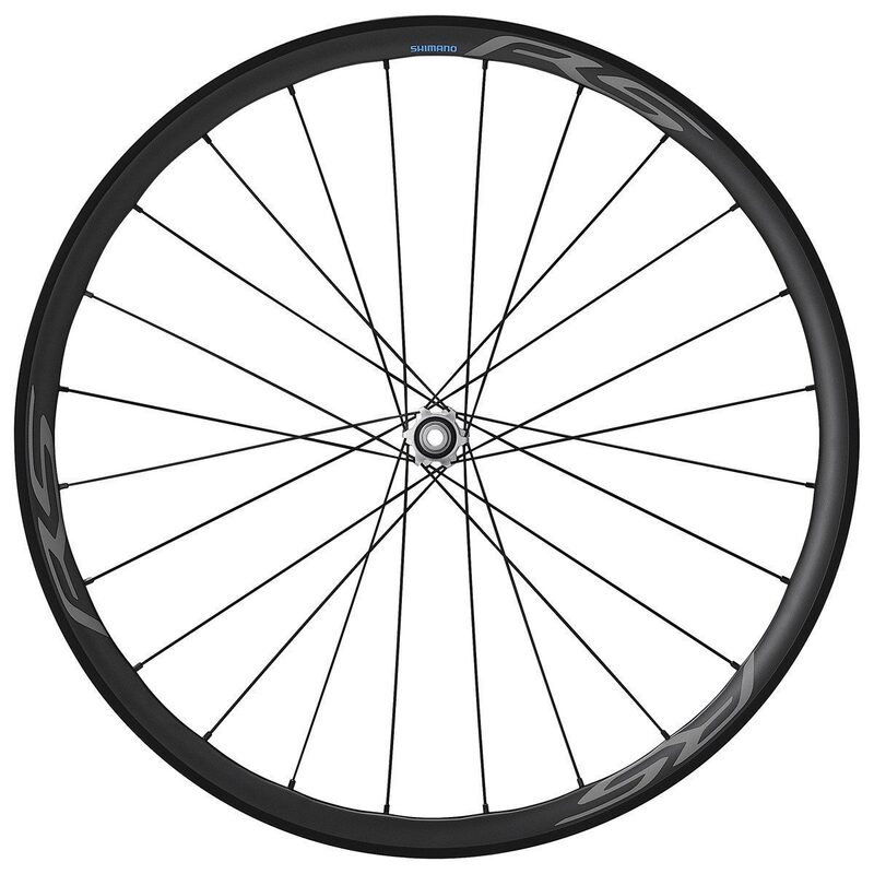 Roue avant vélo carbone/alu Shimano Ultegra WH-RS770 C30 Disc à pneus