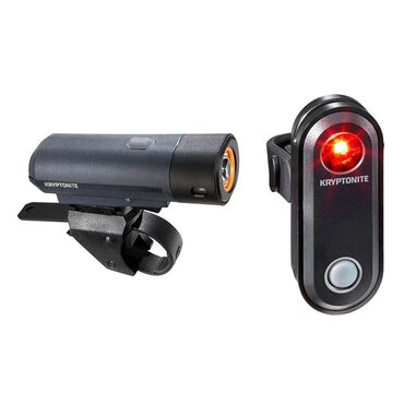 Eclairage vélo avant et arrière Kryptonite Street et Avenue Set