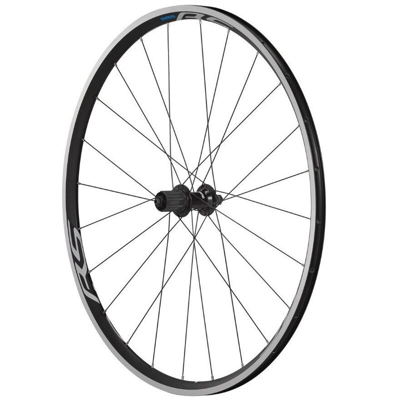 Shimano WH-RS100 racefietswielen met remblokken en banden