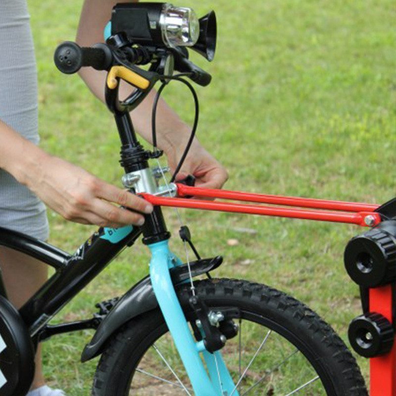 Peruzzo Trail Angel Barre de liaison vélo adulte et enfant rouge