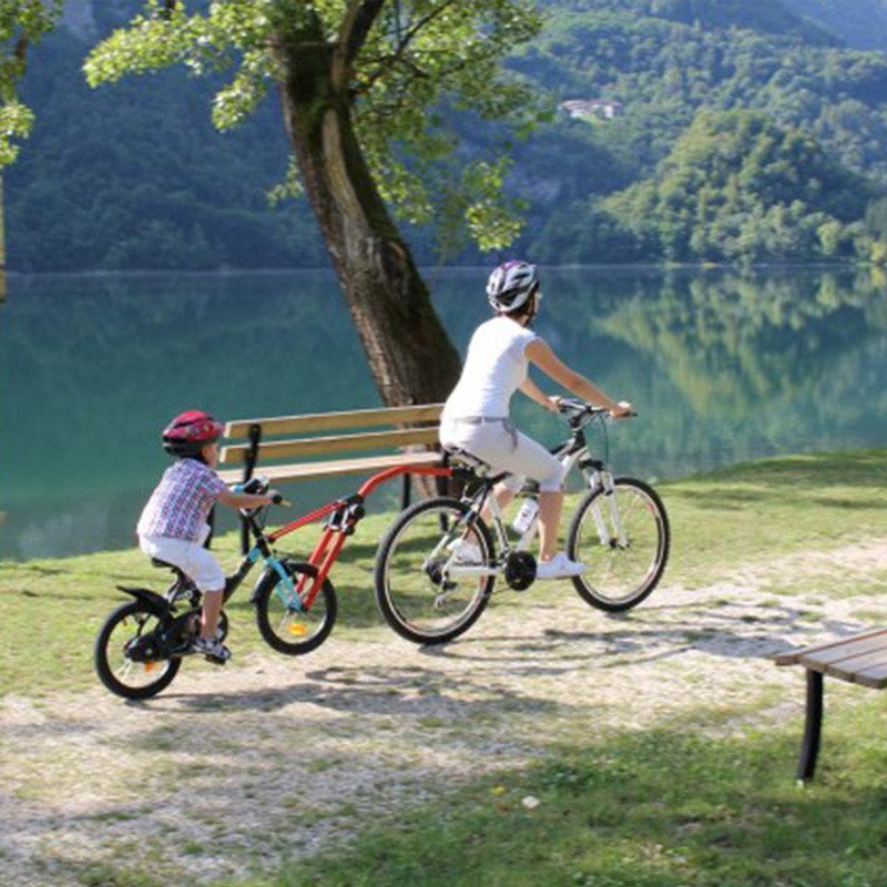 Barre de remorquage et traction vélo enfant Peruzzo Trail Angel