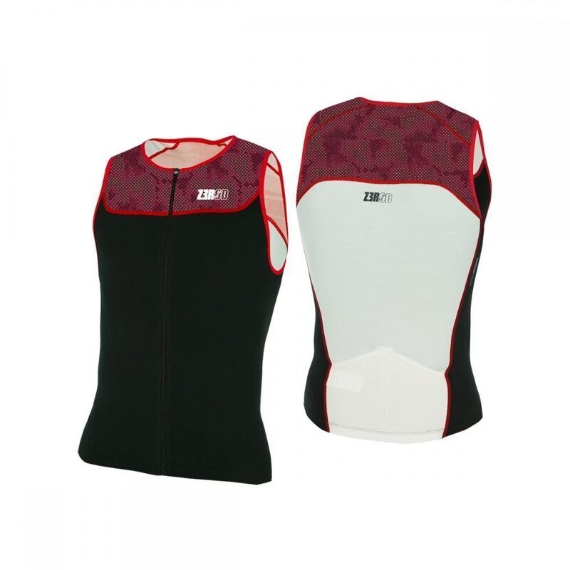 Triatlon shirt Zerod Singlet Start Deep burgundy