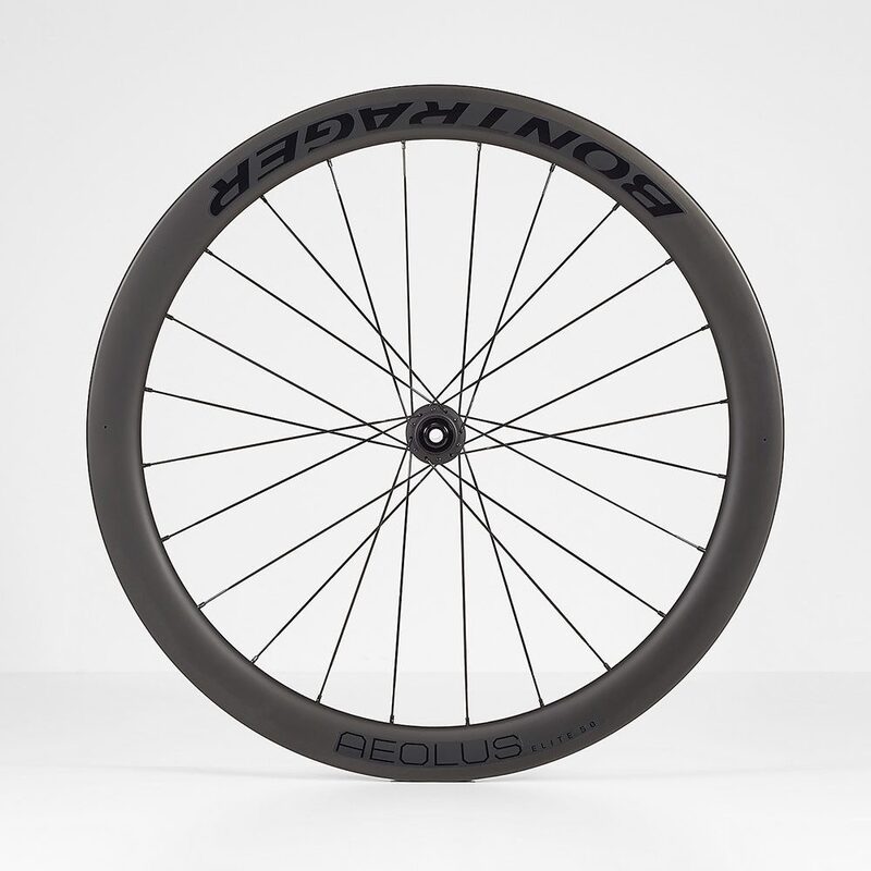 Roue avant vélo route Bontrager Aeolus Elite 50 TLR