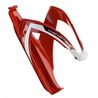 Bidonhouder Elite Custom Race rood met wit logo