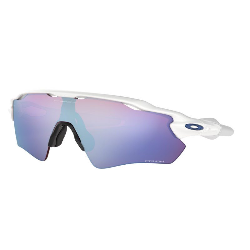 Lunettes vélo Oakley Radar EV Path Polished White / Prizm Snow Sapphire