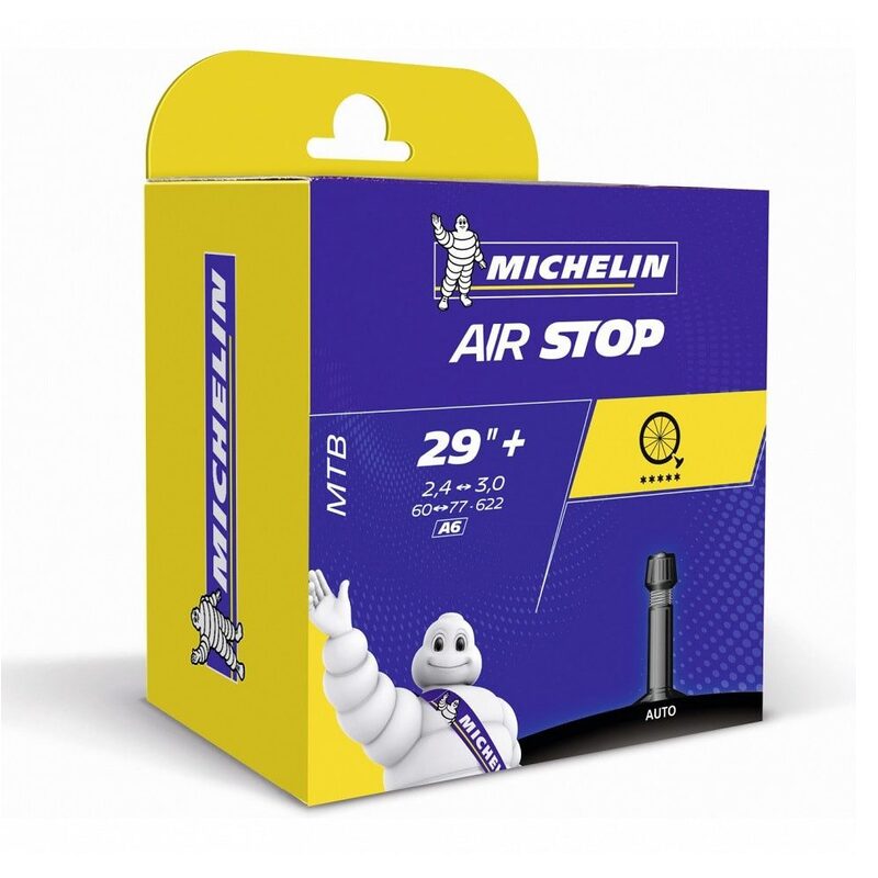 Chambre à air VTT Michelin Air Stop 29 pouces x 2.4-3.0, E-Bike, VTTAE