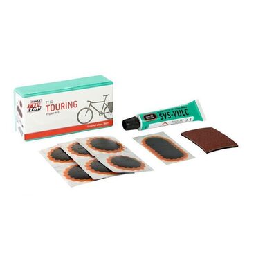 Kit de réparation 6+1 rustines avec colle Rema Tip Top