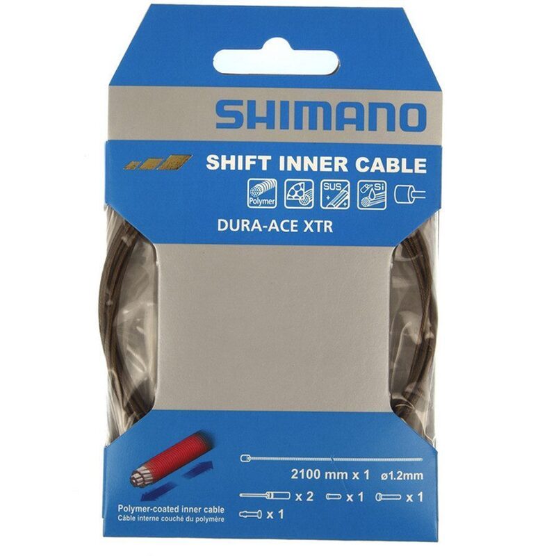 Câble de dérailleur Shimano Dura Ace Road Shift traitement polymère 2100mm