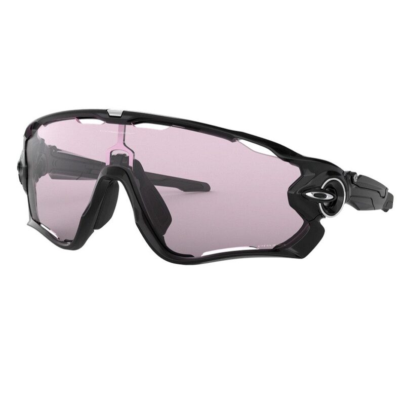 Oakley Jawbreaker Polished Black Prizm Low Light Fahrradbrille