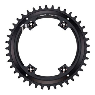 Racefiets kettingblad Sram Apex 1 X-SYNC 110 mm 11V Zwart