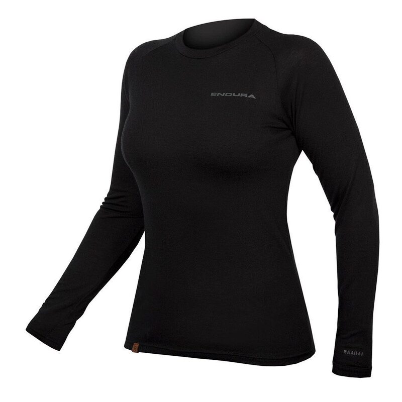 Sous maillot vélo manches longues femme Endura Melange Baabaa