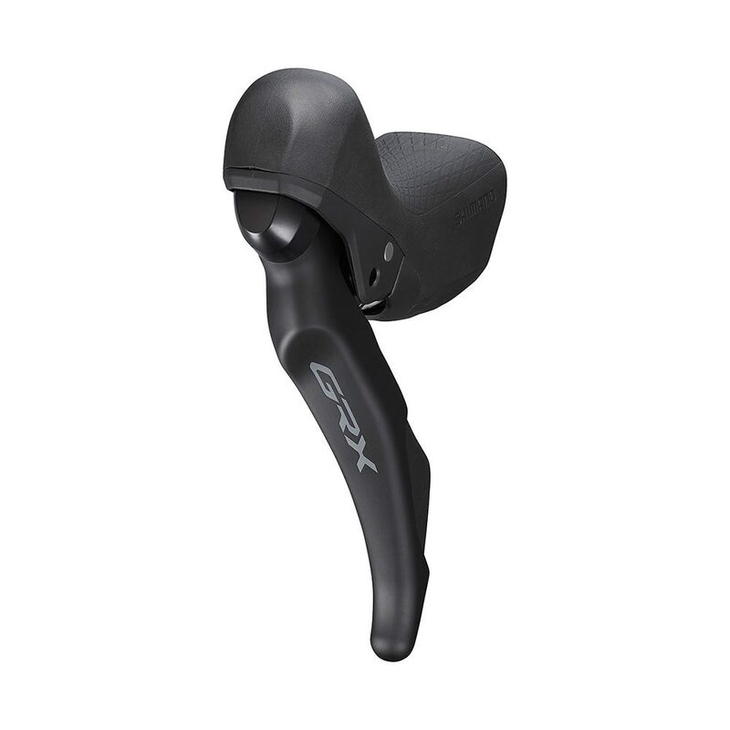 Poignée gauche gravel Shimano GRX mono plateau avec étrier disque hydraulique