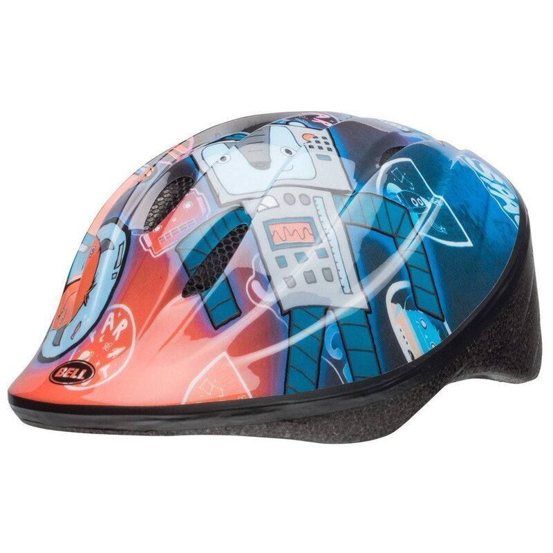 Bell Bellino Blue Robots kinderfietshelm