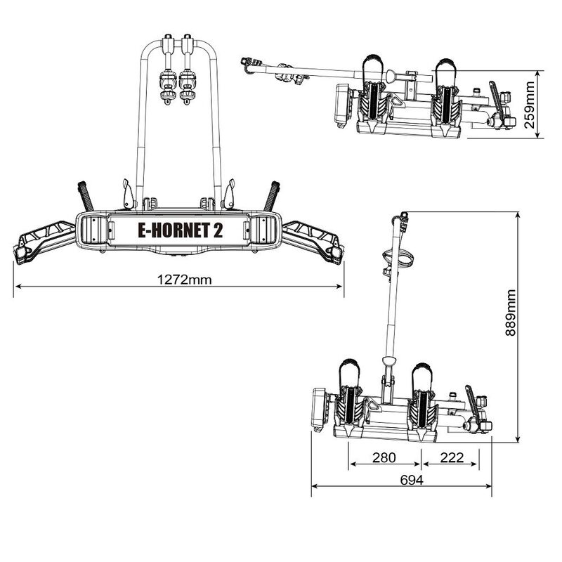 Porte-vélos BuzzRack E-Hornet 2 vélos