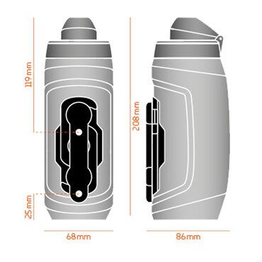 Bidon vélo route et porte-bidon Fidlock avec support Twist 590 ml