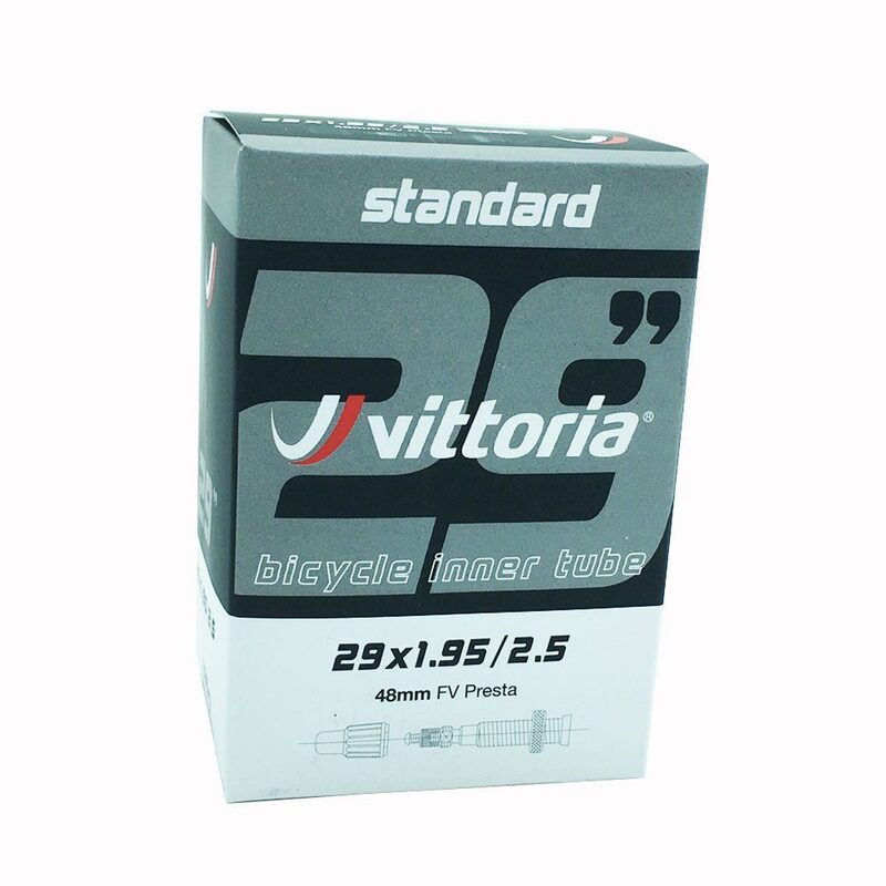 Chambre à air VTT 29 pouces Vittoria Standard 29x1.95/2.5 : Type de valve -  Presta, Longueur de valve - 48mm, Roue format - 29