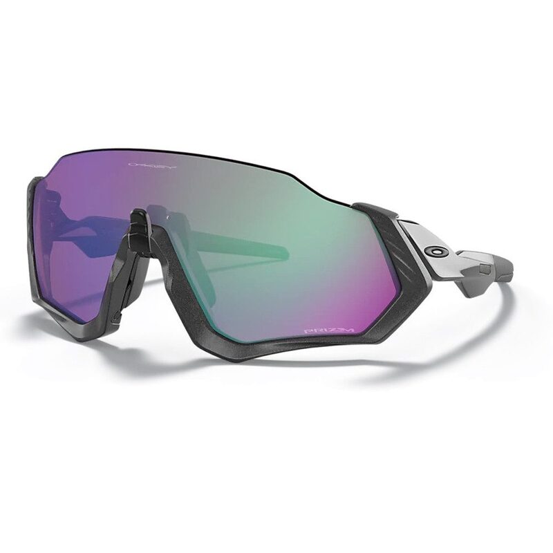 Lunettes vélo Oakley Flight Jacket Matte Steel Prizm Road Jade