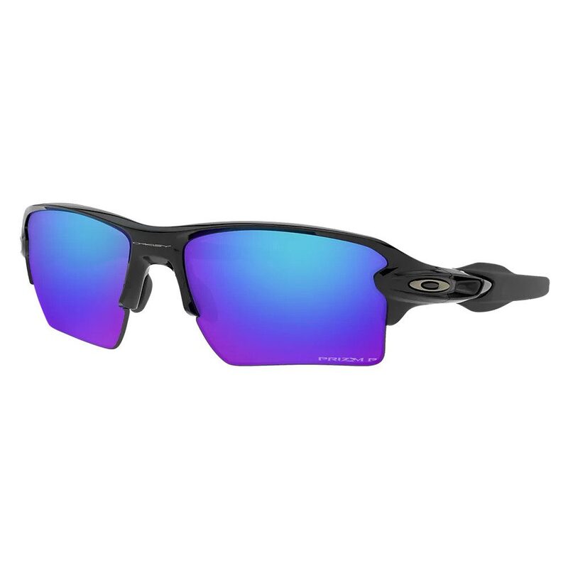Lunettes vélo Oakley Flak 2.0 XL Polished Black Prizm Sapphire Polarized