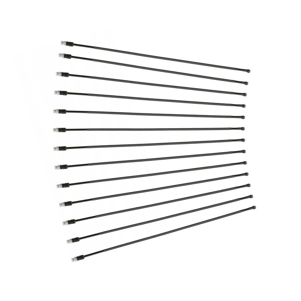 36 Rayons De Vélo Acier Inoxydable 14G J Bend - Longueur 294 Mm Avec écrous