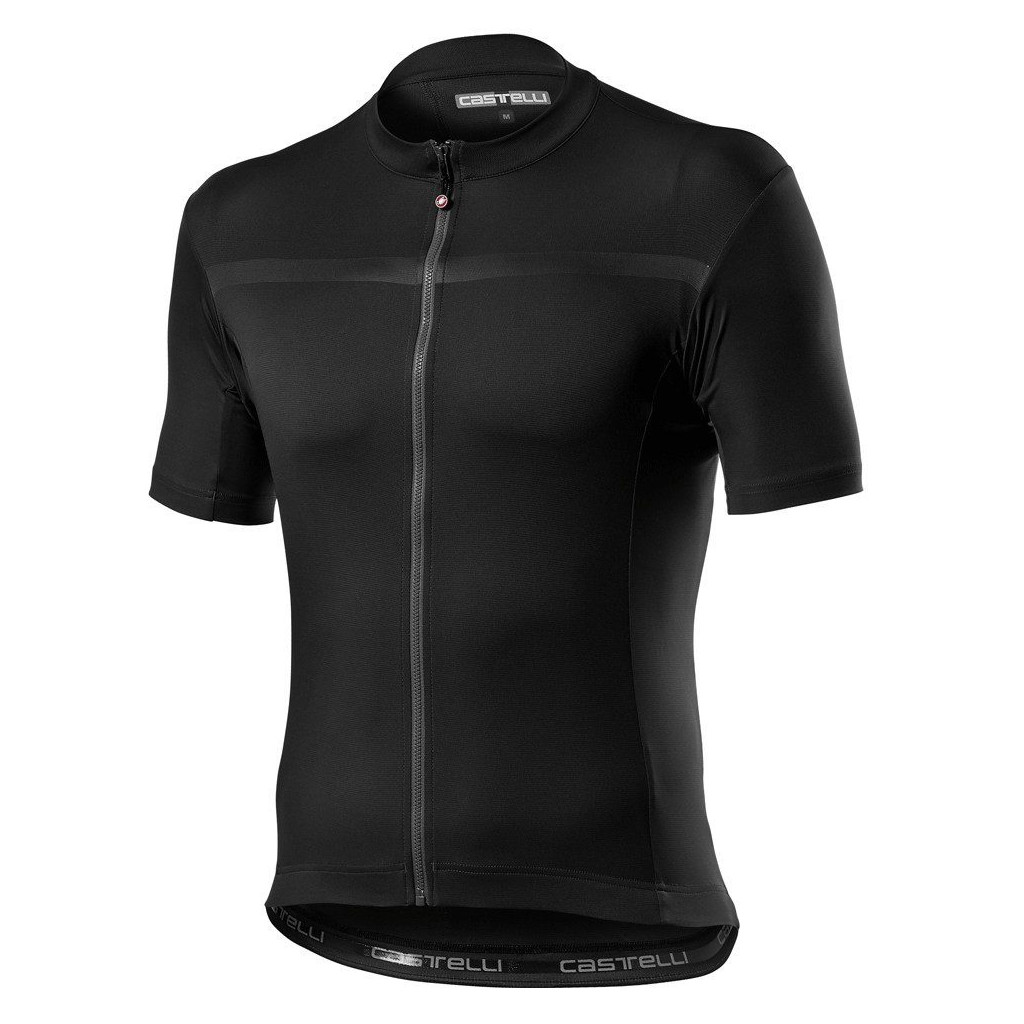 Maillot De Vélo Castelli Superleggera A/C Pour Homme - Noir, Taille M, Manches Courtes - Parfait Pour L'été