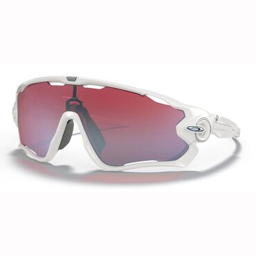 Lunettes vélo Oakley JawBreaker Polished White/Prizm Snow Sapphire