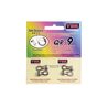 Lot de 2 attaches rapides chaîne 9v Yaban QRs9