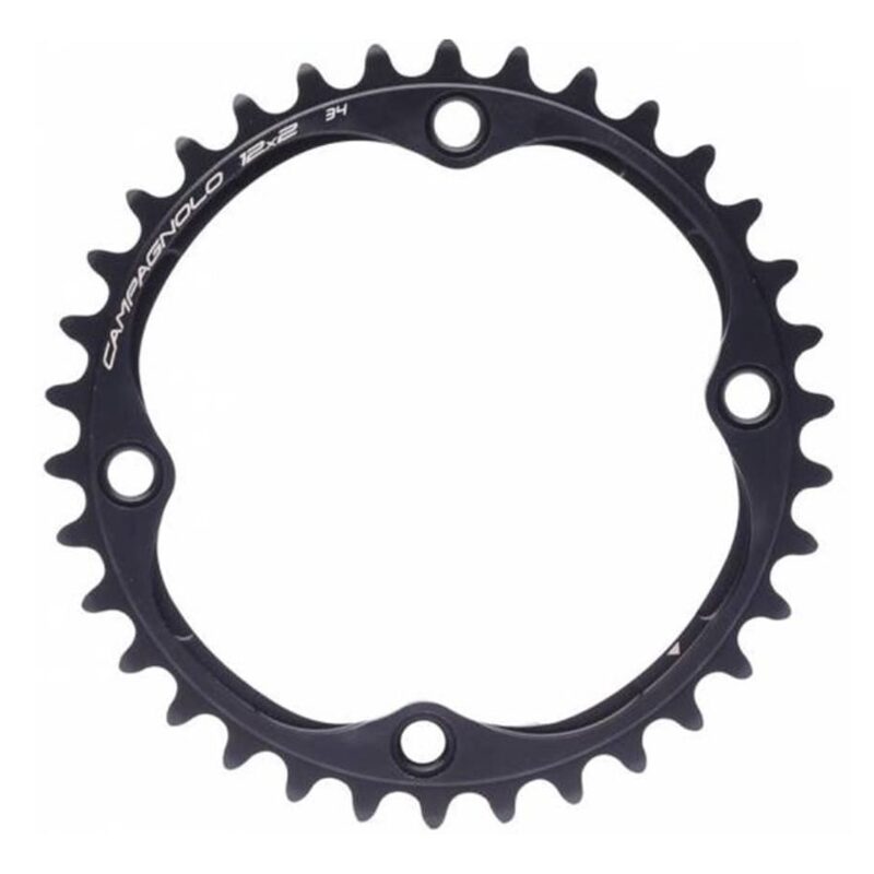 Plateau Campagnolo Super Record 12 Vitesses 50 Dents - Pour Groupe 12V, Compatible 34 Dents (FC-SR450), Neuf Sous Emballage