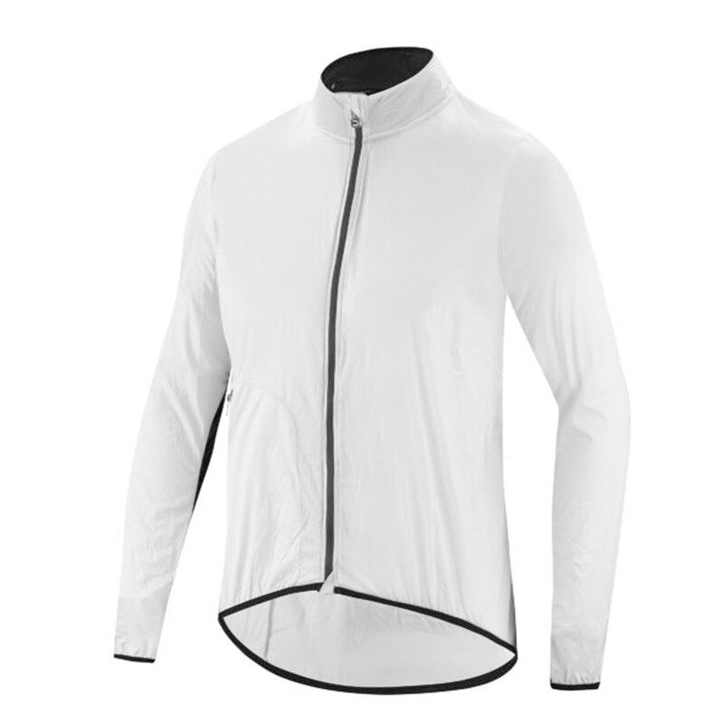 Photo Veste vélo coupe-vent Dotout Tempo blanc M