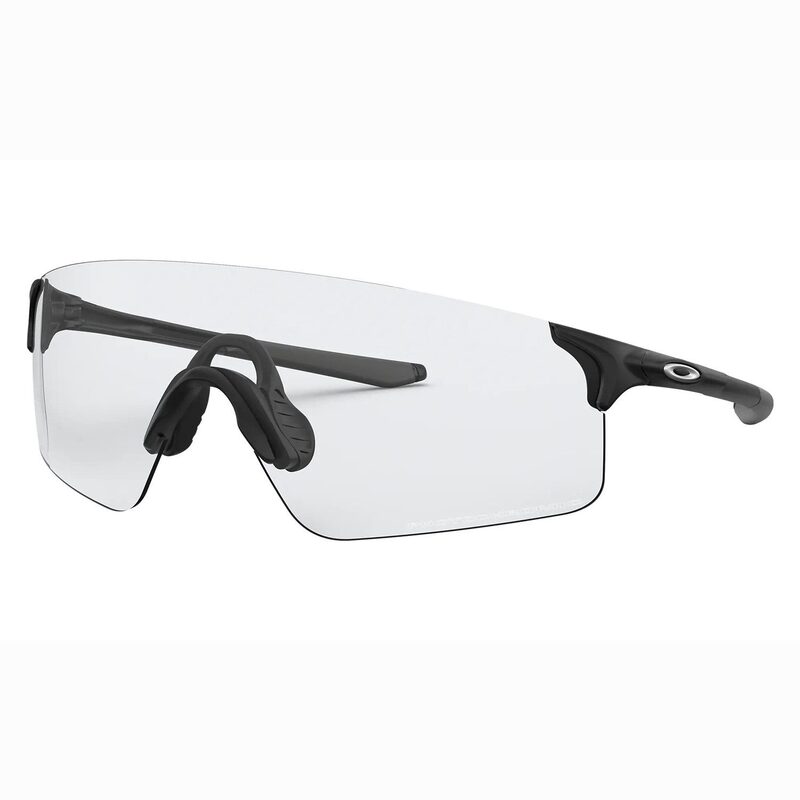 Oakley EVzero Blades Matt Black Clear Black Iridium Photochromic fietsbril