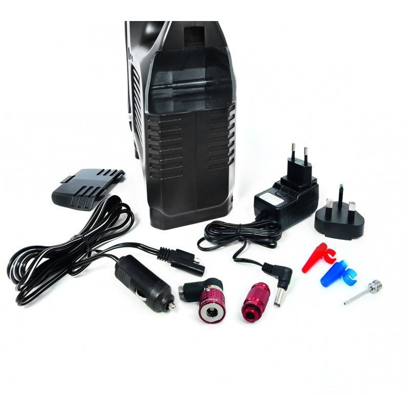 Compresseur portable 160 L/Min 12V Complet + Sac de transport