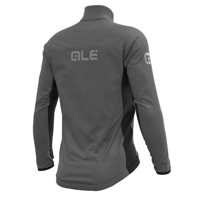 Winddichte fietsjas Alé Cycling Klimatik Black Reflective