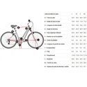 VTC électrique Trek Verve+2 Lowstep 400WH Azure