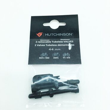 Set van 2 Hutchinson Black tubeless ventielen