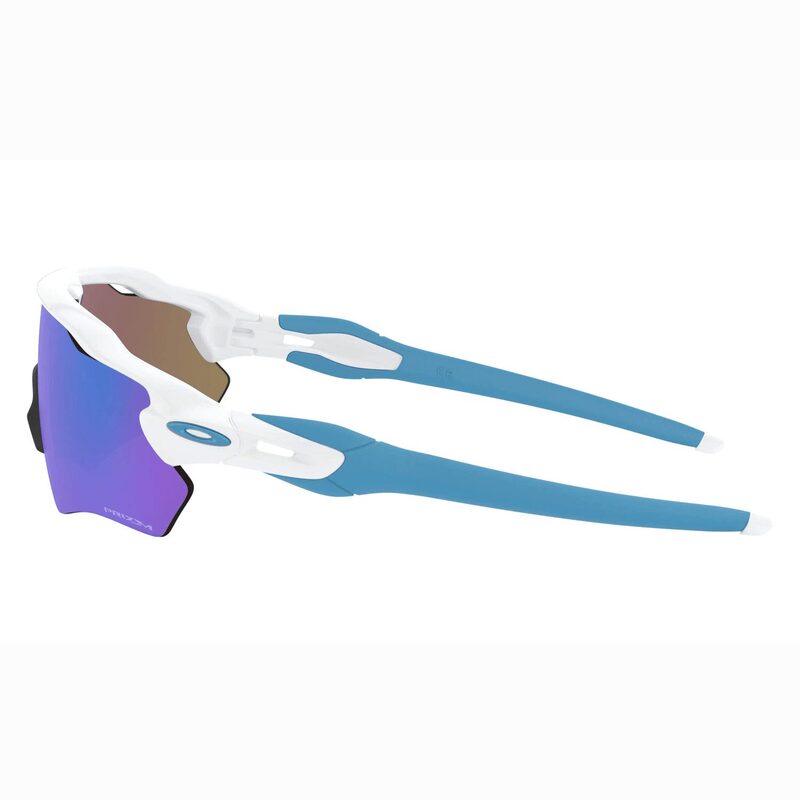 Lunettes vélo Oakley Radar EV XS Polished White/Prizm Sapphire