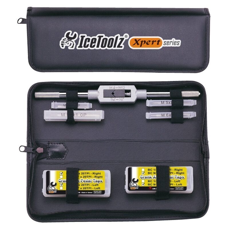 Kit de taraudage Professionnel Vélo IceToolz E158 Kit de taraudage Professionnel Vélo IceToolz E158