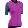 Rennrad- und Mountainbike-Trikot für Damen Northwave Extreme Jersey Cyclamen/Schwarz