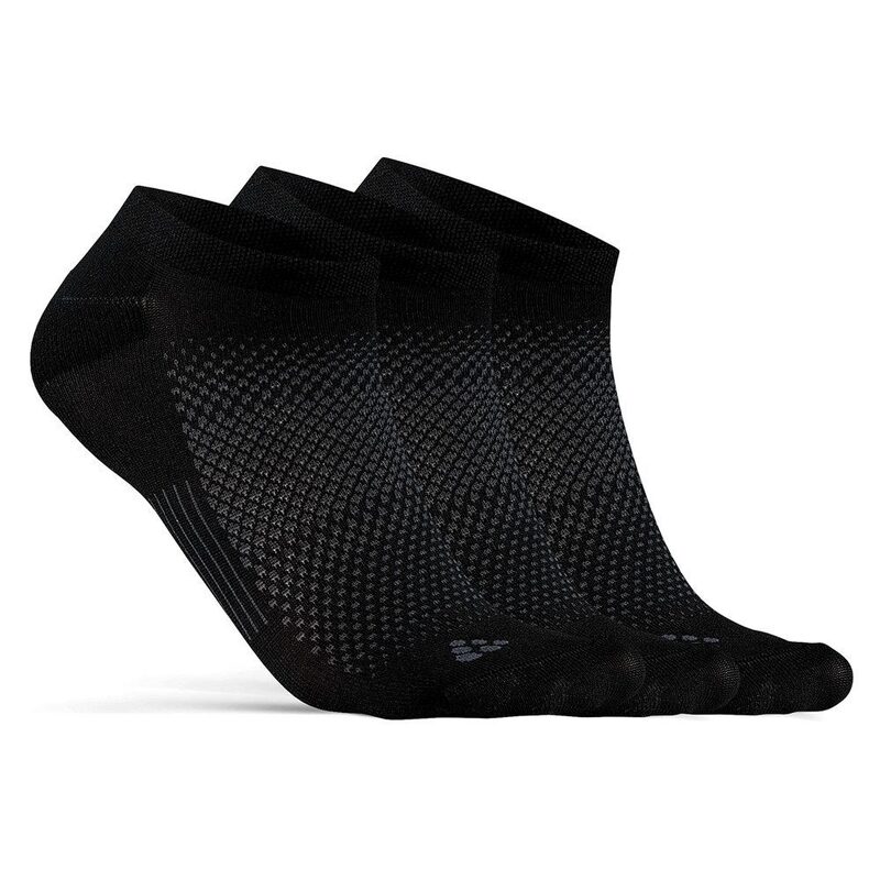 Lot de 3 paires de chaussettes vélo Craft Core Dry Footies