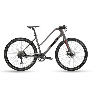 Vélo urbain BH Silvertip Jet Lite gris/rouge