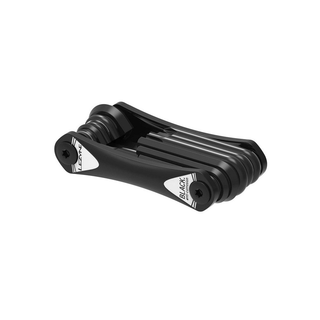Multi-outils Vélo LEZYNE V Pro 7 – Noir, Acier Anti-corrosion, Plaques Aluminium Anodisé, Compact, Pour Réparations Route Et VTT
